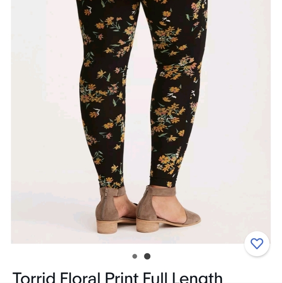Torrid floral high rise Leggings - Picture 2 of 5